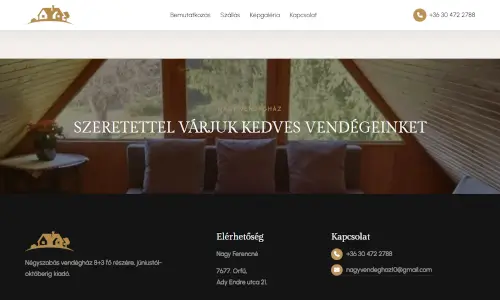 Vendégváró apartmanok Orfű